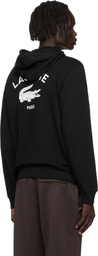 Lacoste Black Print Hoodie
