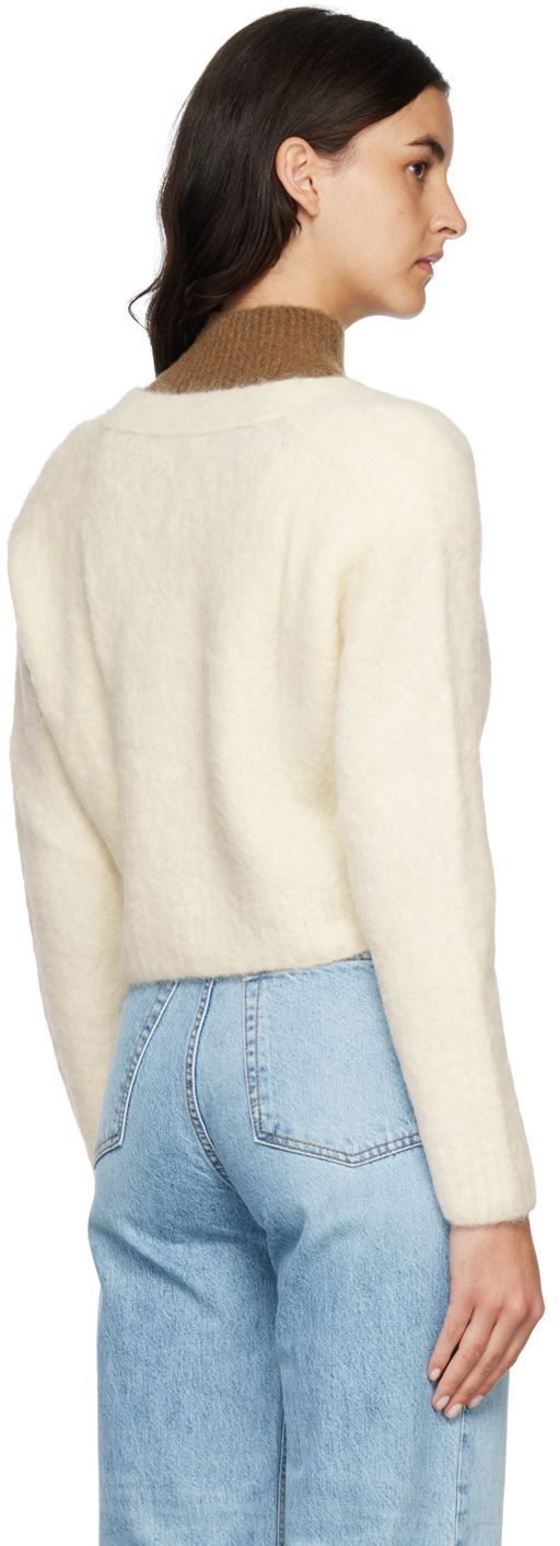 Arch The SSENSE Exclusive Off-White Cropped Cardigan