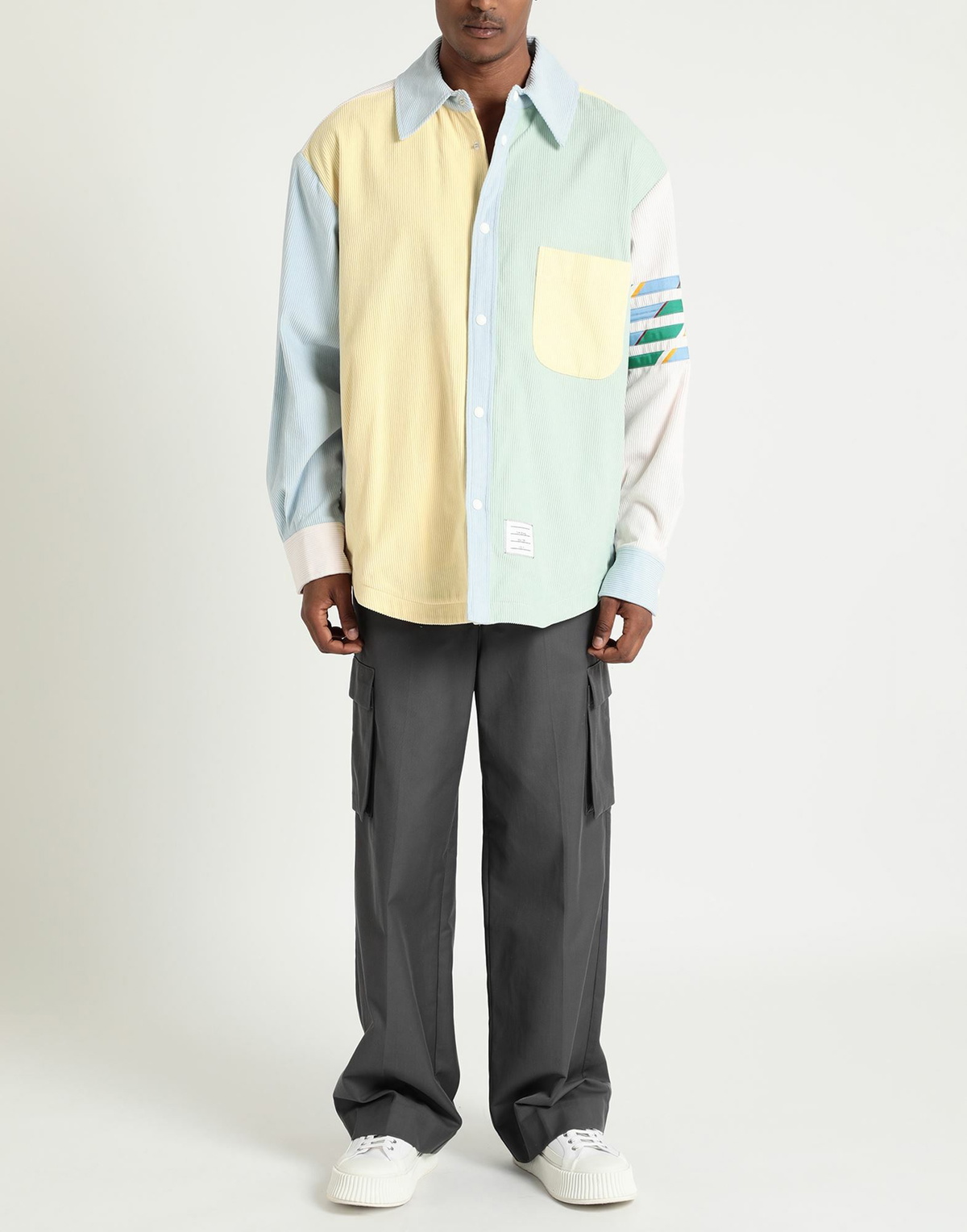 Thom Browne Mens Shirt in Yellow