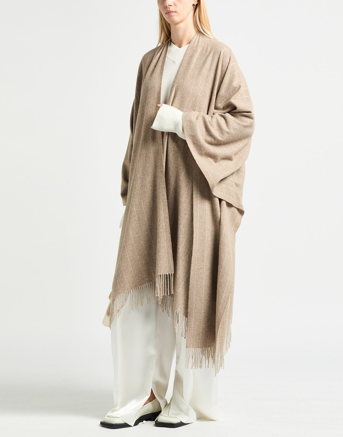 Brunello Cucinelli Womens Cape Sand