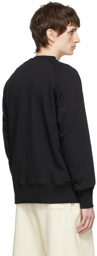 MSGM Black Cotton Sweatshirt