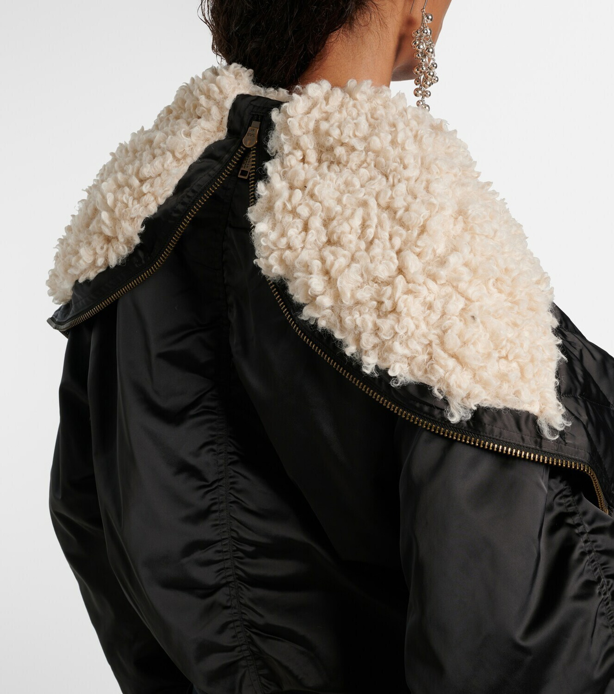 Marant Etoile Elisa hooded bomber jacket