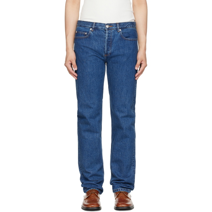 Photo: A.P.C. Indigo New Standard Jeans
