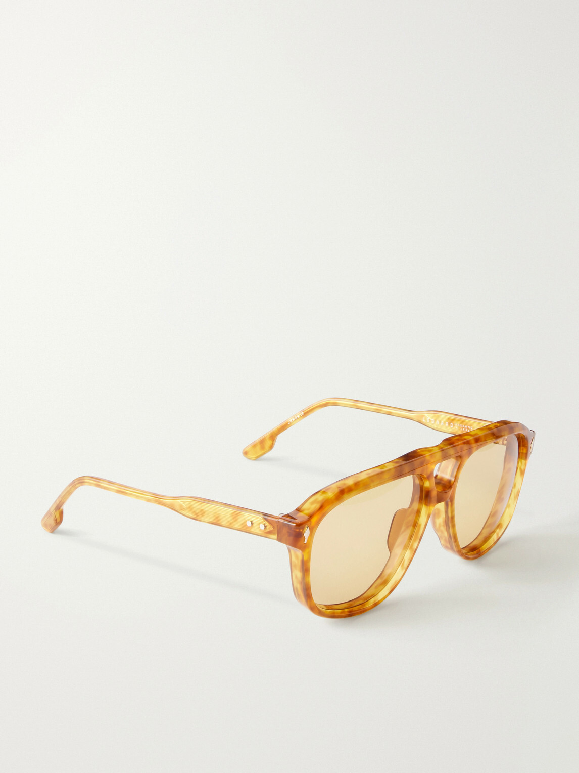Jacques Marie Mage - Leonard Aviator-Style Tortoiseshell Acetate Sunglasses