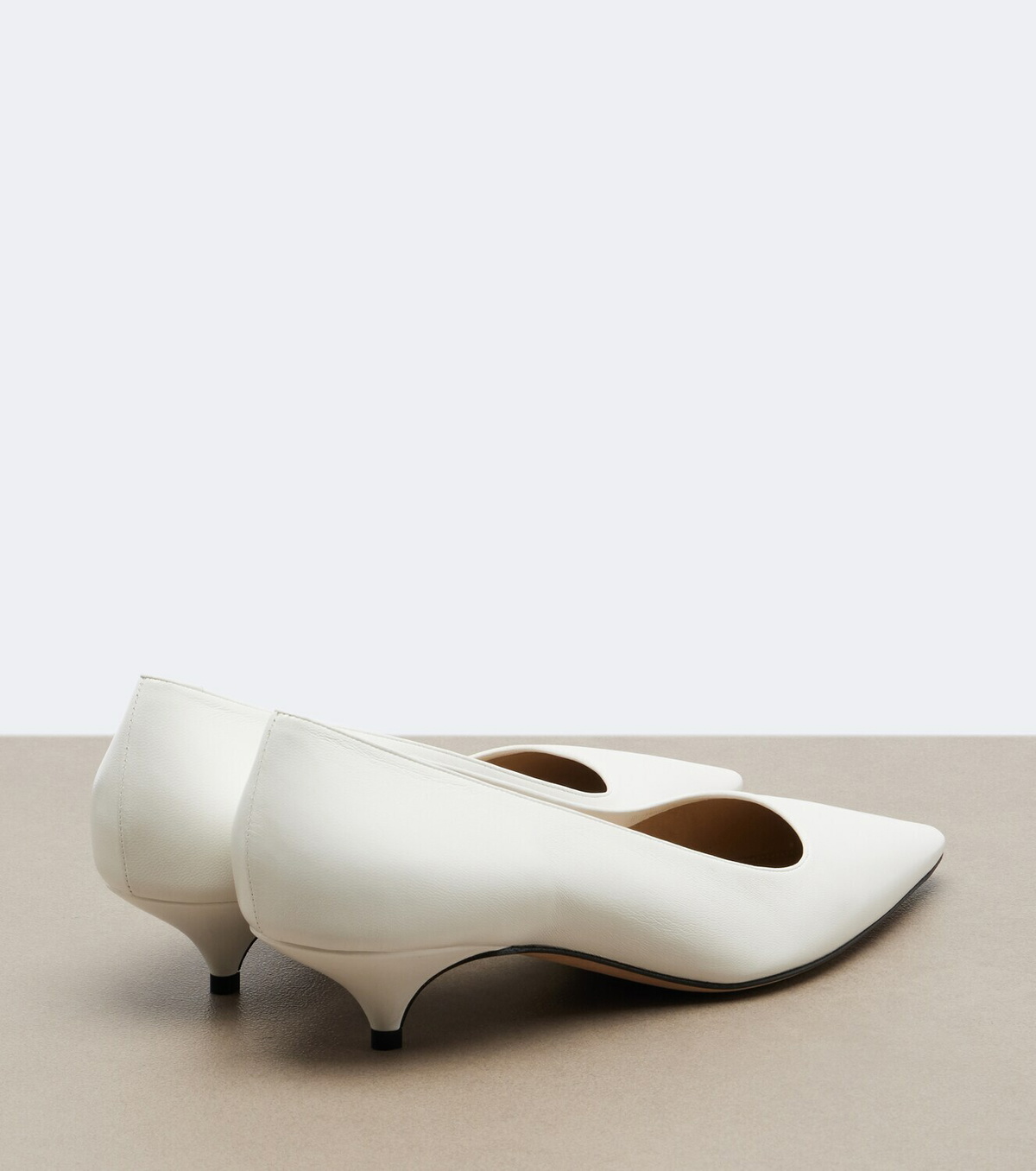 The Row Liisa leather pumps