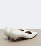 The Row Liisa leather pumps