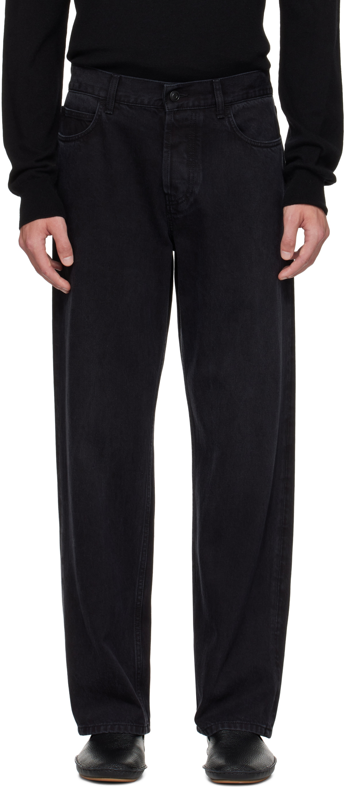 The Row Black Finch Jeans The Row