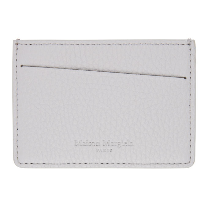Photo: Maison Margiela SSENSE Exclusive Grey Four Stitch Card Holder