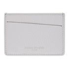 Maison Margiela SSENSE Exclusive Grey Four Stitch Card Holder