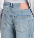 Acne Studios Distressed denim Bermuda shorts