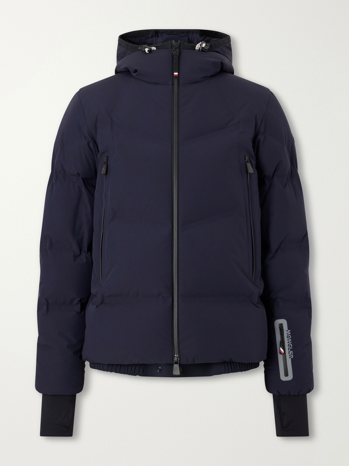 Moncler Grenoble - Angren Hooded Quilted Poplin Down Ski Jacket - Blue