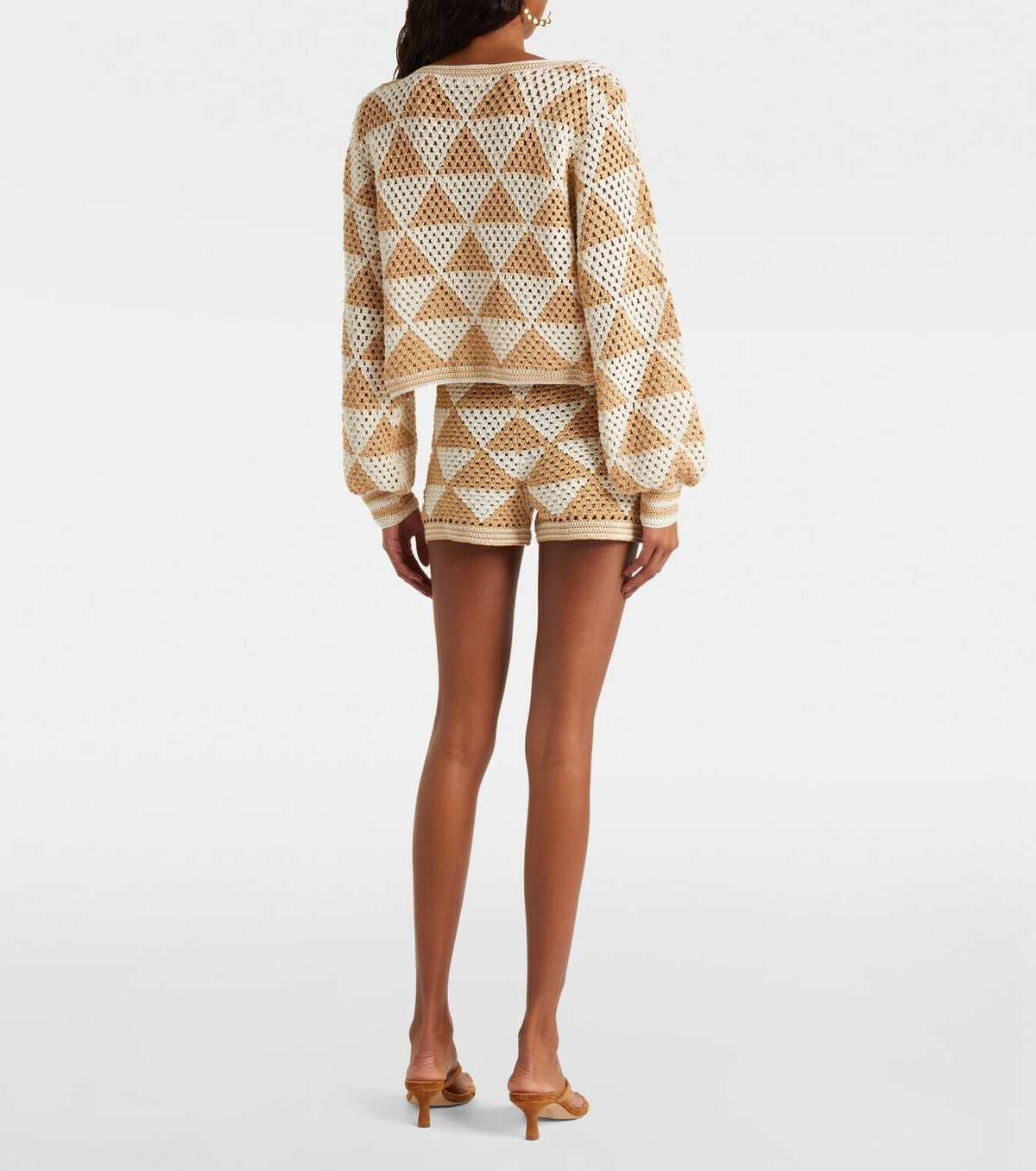 Anna Kosturova Maija crochet cotton shorts
