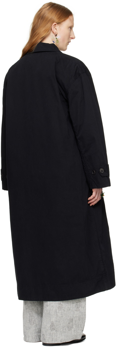 Henrik Vibskov Black Notice Coat
