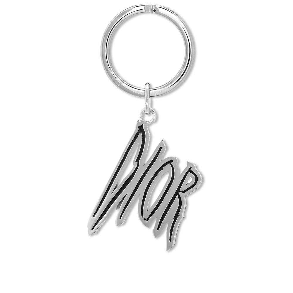 DIOR x KAWS Metal Bee Keychain - Silver Keychains, Accessories - WDIKA20321