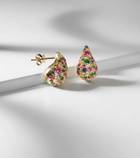Roxanne First Happy Tears 14kt gold stud earrings with sapphires