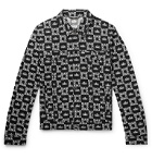 Dolce & Gabbana - Slim-Fit Printed Denim Jacket - Black