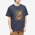 Dime Men's Plamepuzz T-Shirt in Outerspace