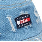 Tommy Jeans x Aries Denim Bucket Hat in Denim Laser