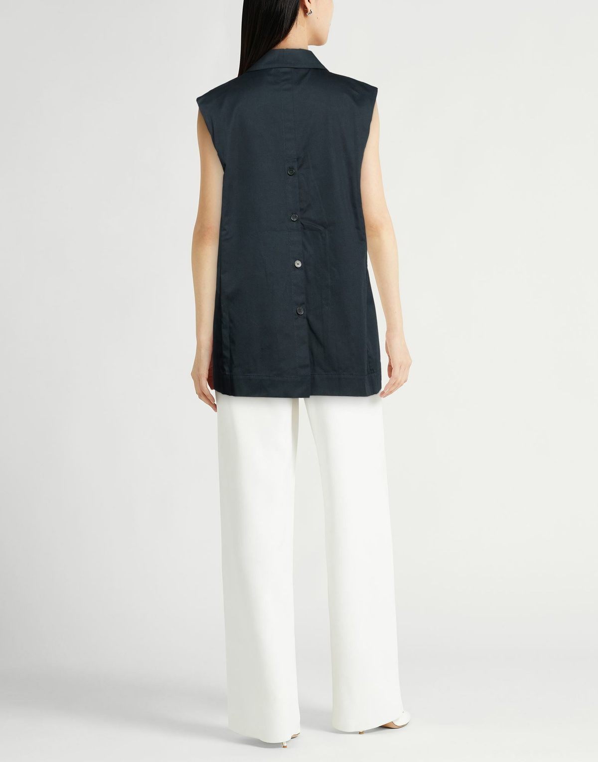 Roberto Collina Womens Blazer in Navy