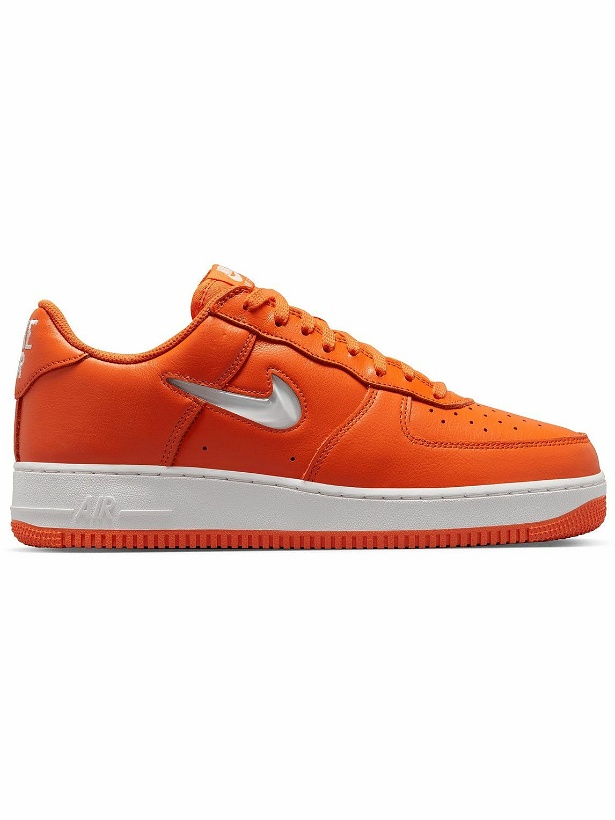 Photo: Nike - Air Force 1 Low Retro Jewel Leather Sneakers - Orange