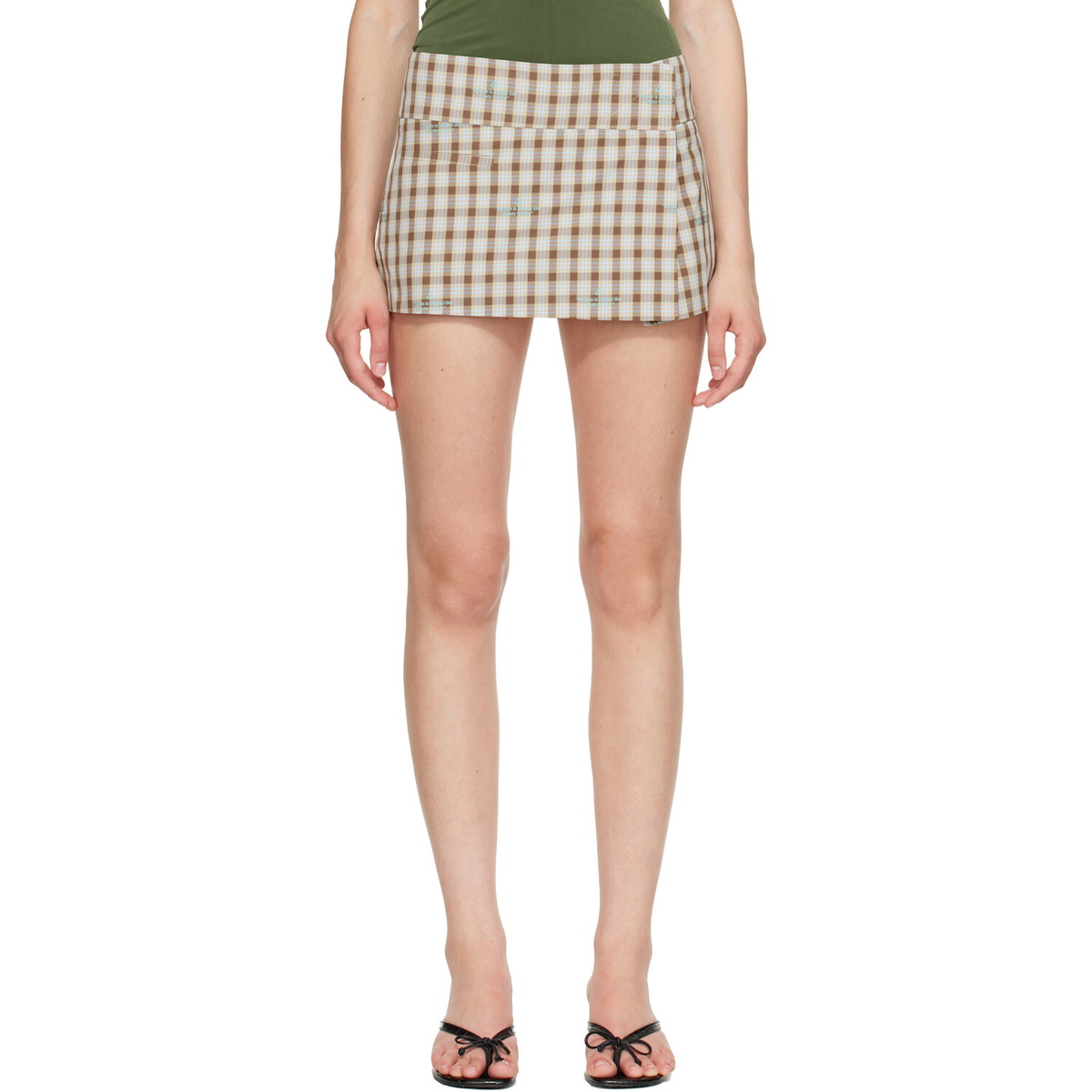 Sandy Liang Beige Pomme Skort