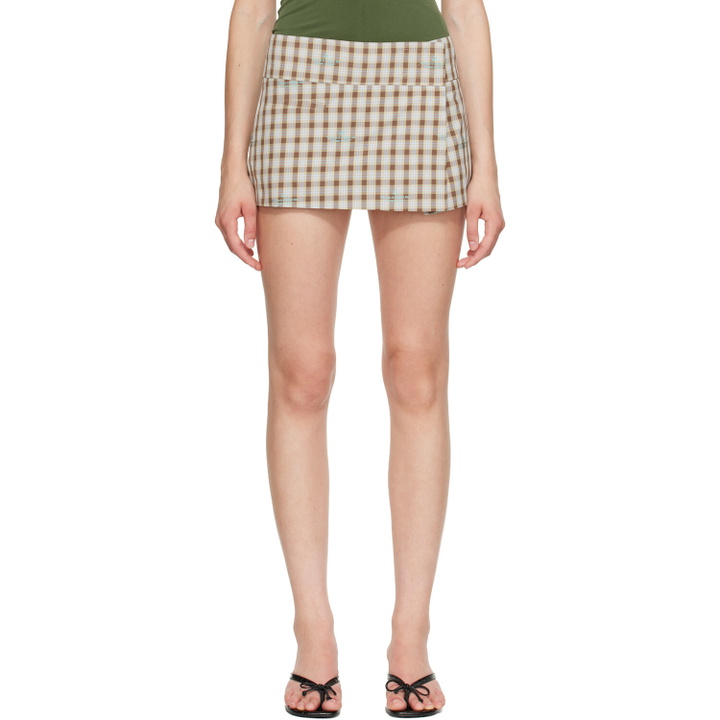 Photo: Sandy Liang Beige Pomme Skort