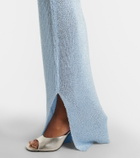 Bananhot Alma sequined knitted maxi skirt
