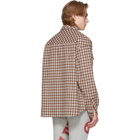 Ottolinger Multicolor Wool Flannel Check Big Shirt