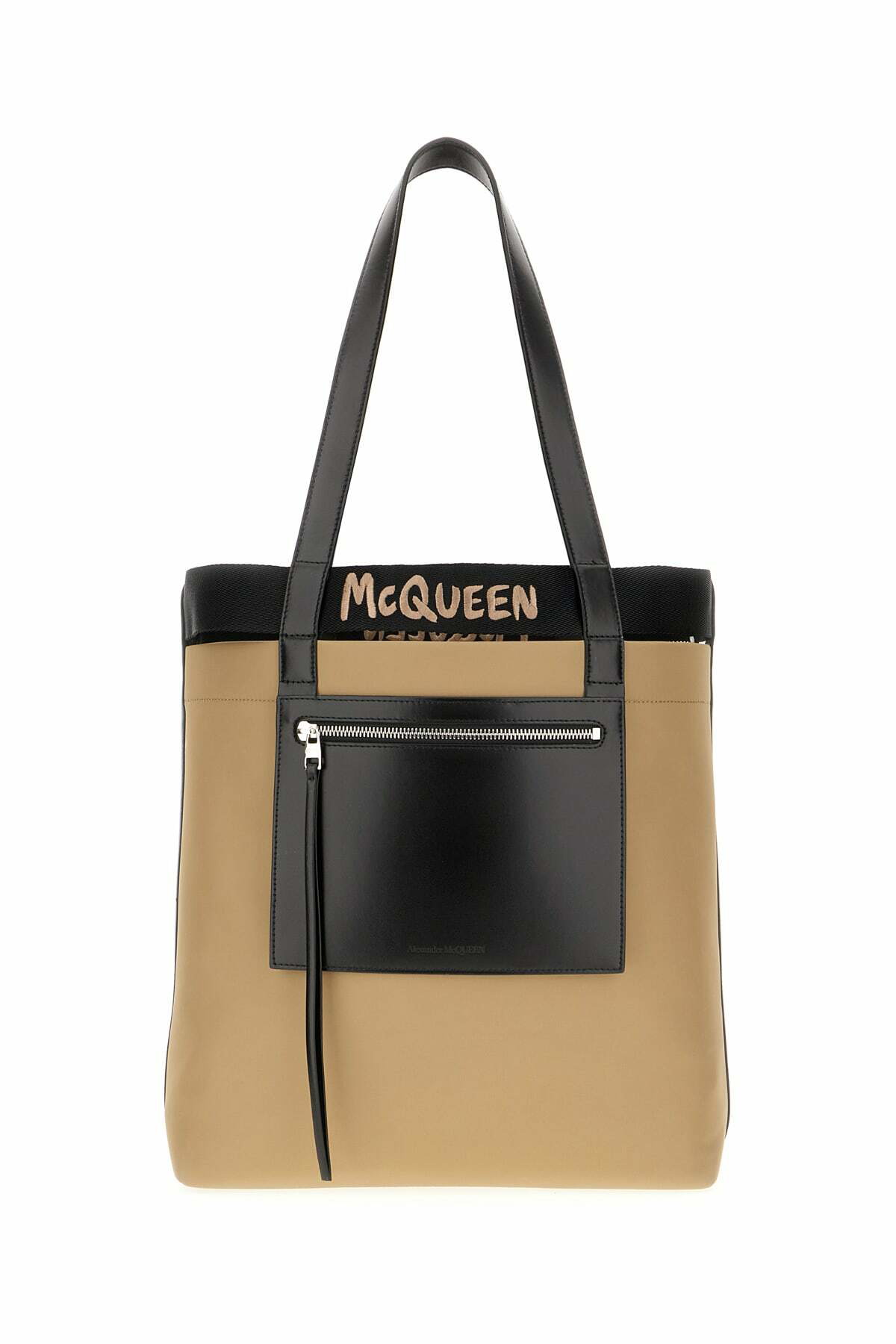ショルダーバッグ Alexander Mcqueen Black Leather Maxi Satchel Shoulder Bag Alexander McQueen Black Leather Maxi Satchel Shoulder Bag