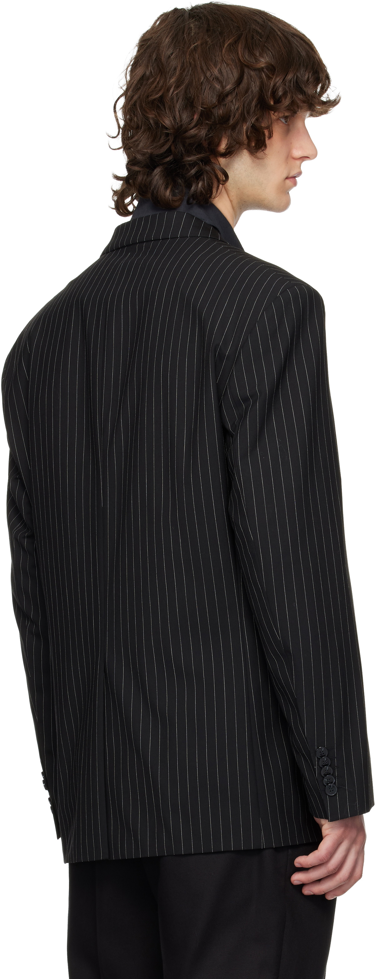 Hugo Black Oversized-Fit Blazer