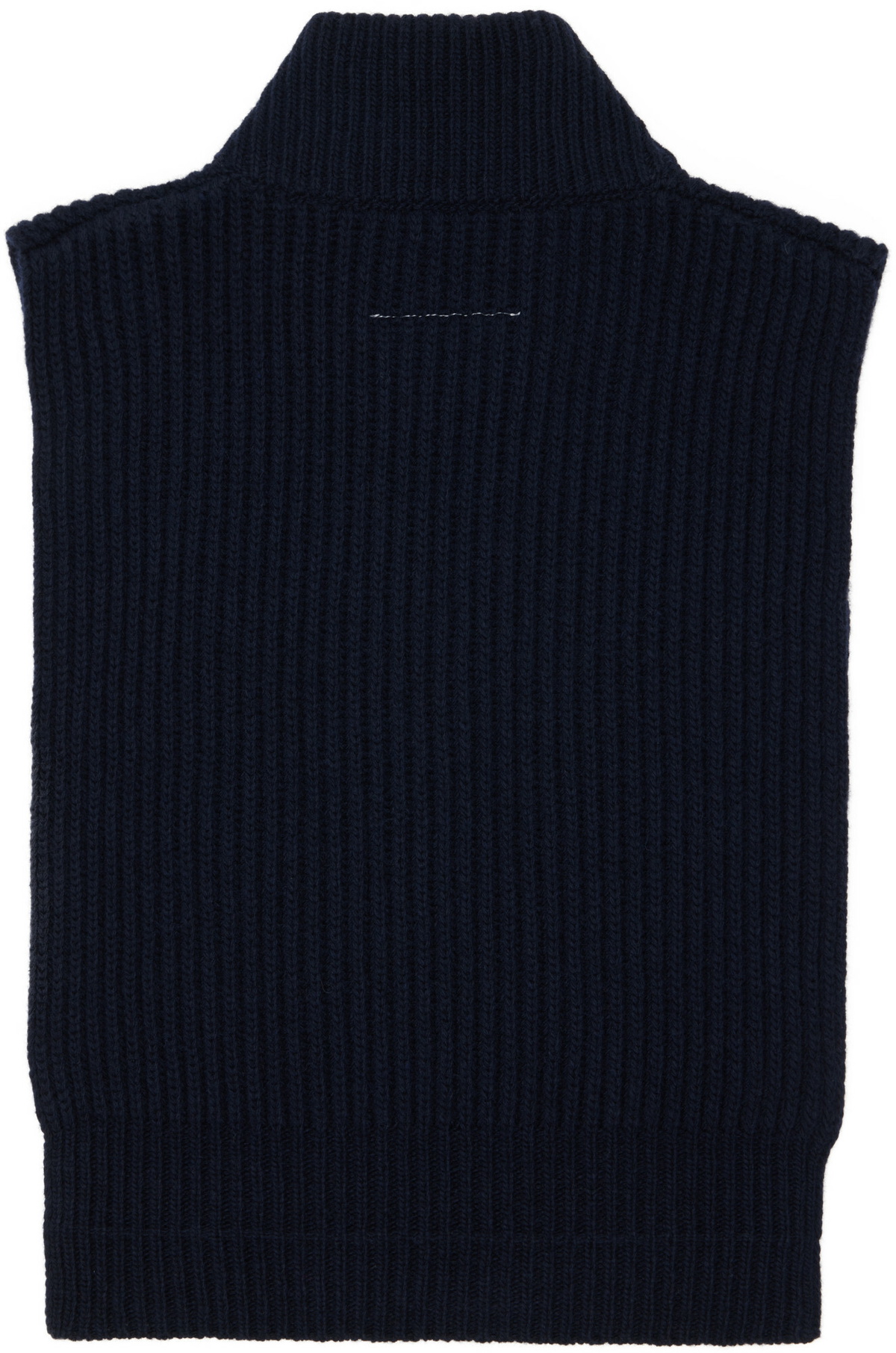 MM6 Maison Margiela Navy Knit Dickey Top
