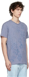 Collina Strada SSENSE Exclusive Navy Organic Cotton T-Shirt