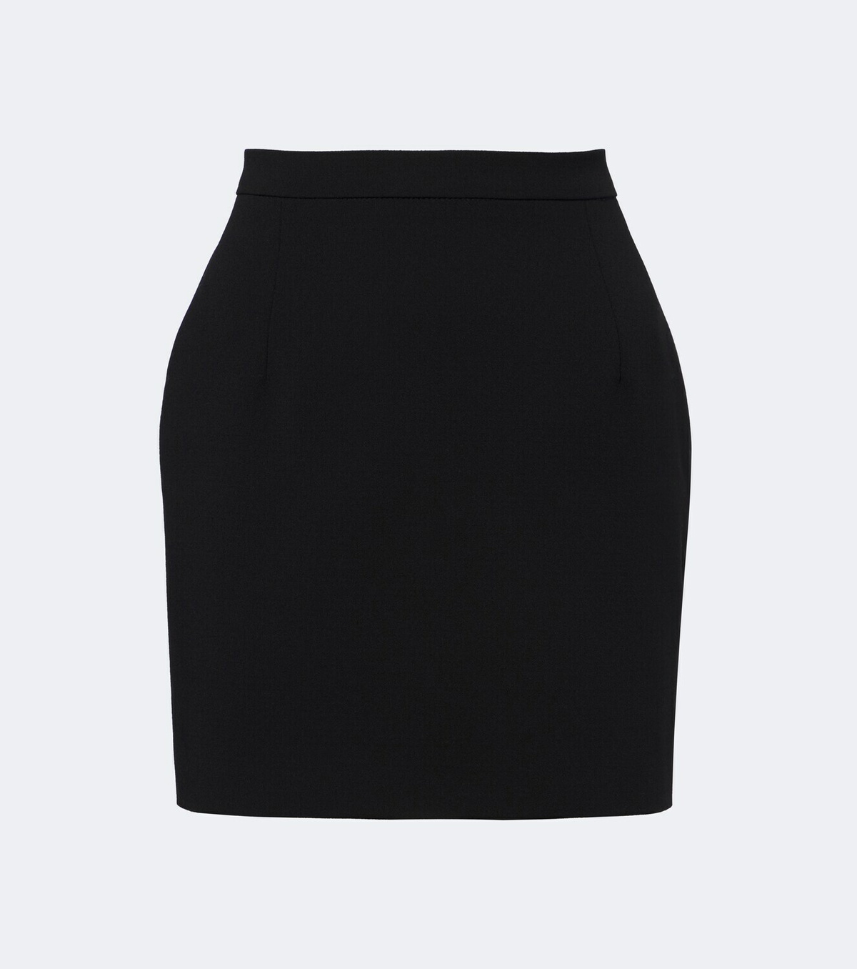 Alessandra Rich Wool-blend crêpe miniskirt