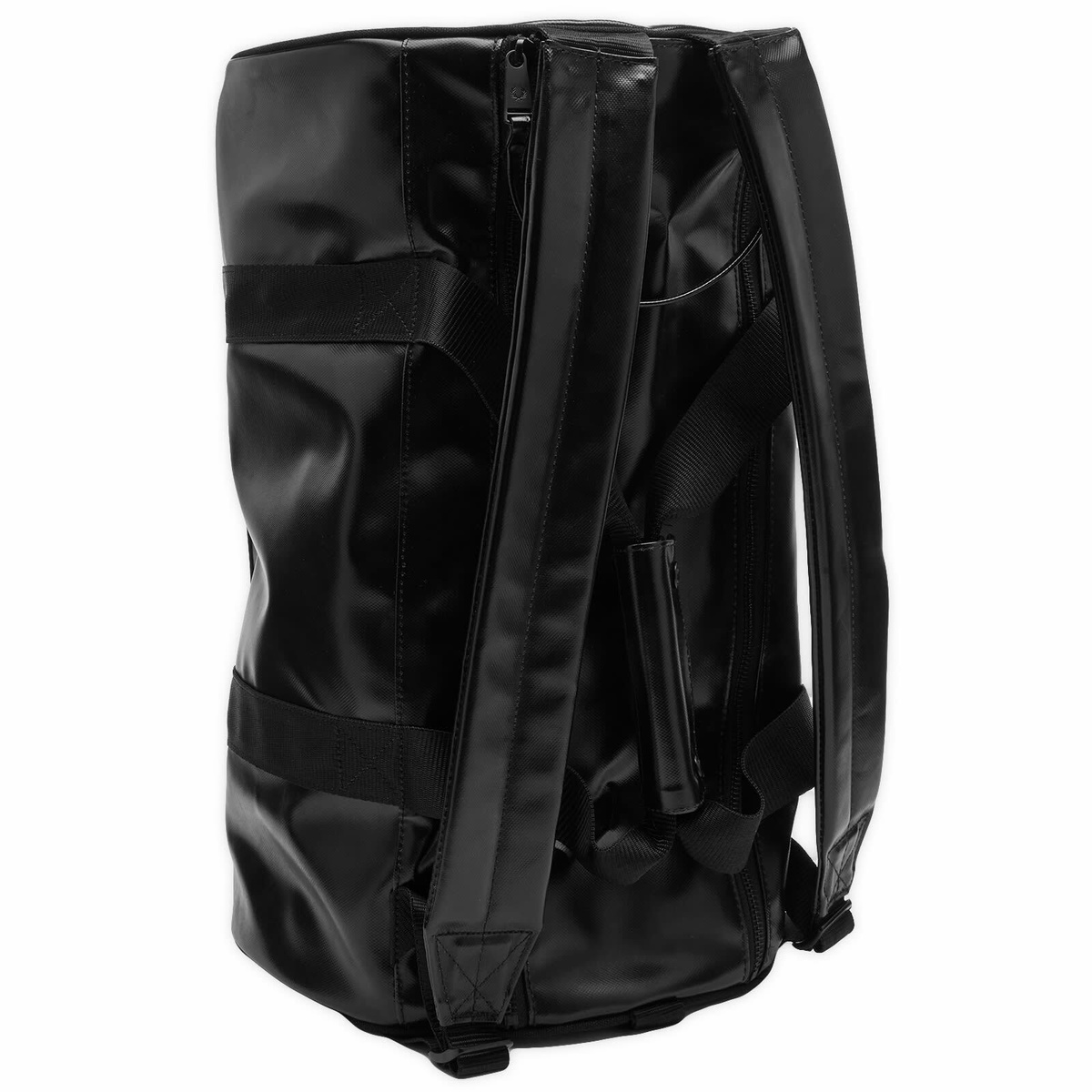 Fred Perry Men's 2-Way Barrel Backpack in Black 