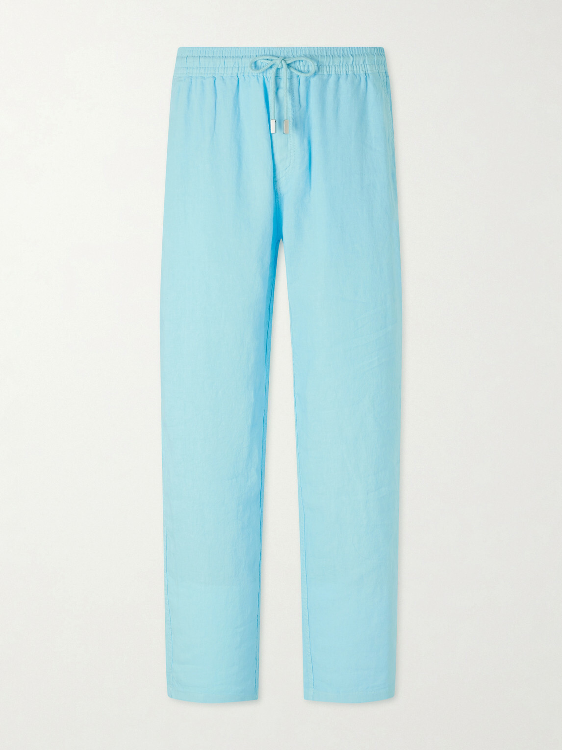 Vilebrequin - Pacha Straight-Leg Linen Drawstring Trousers - Blue
