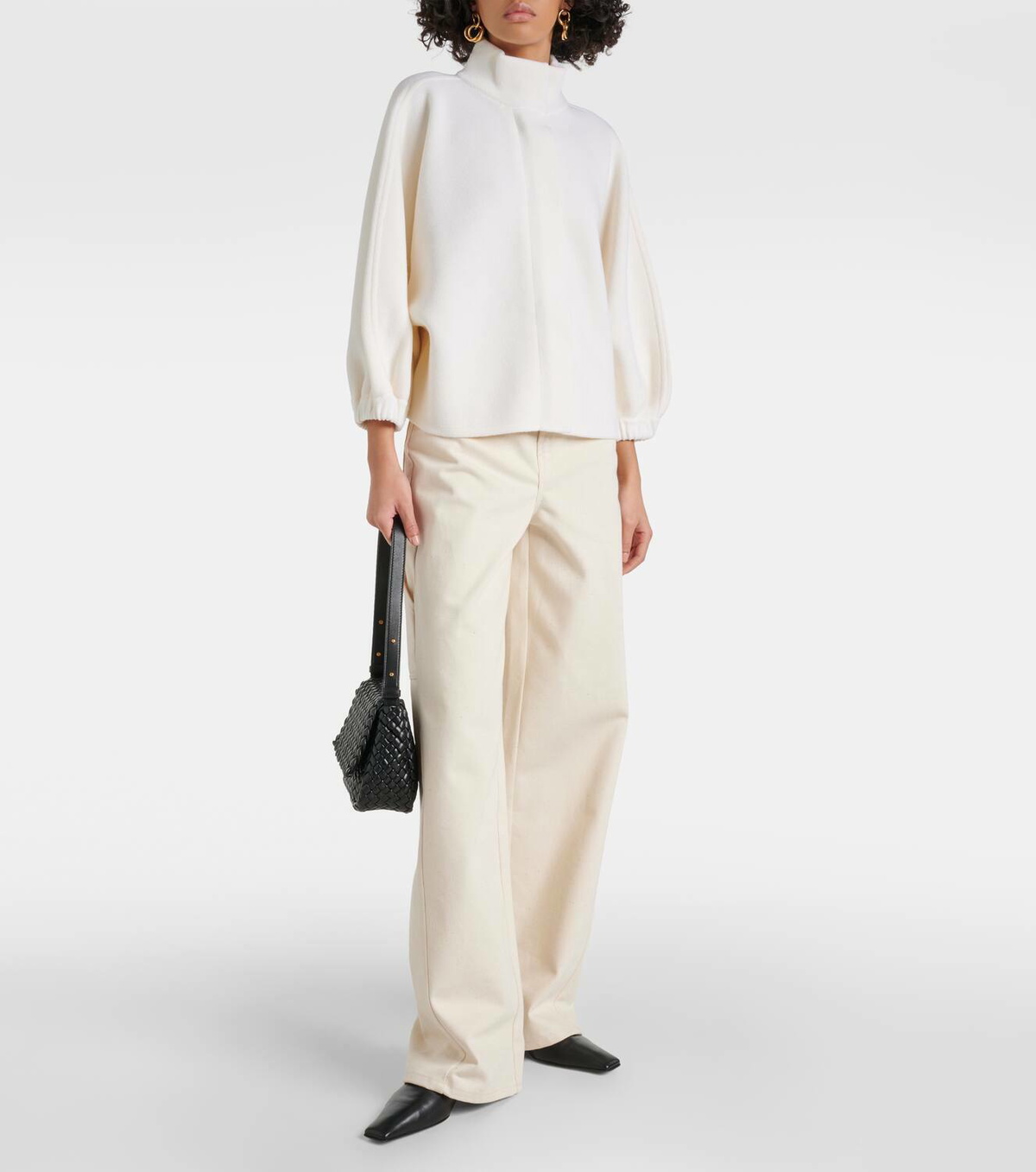 Max Mara 'Fiemme' Two-Tone Virgin Wool Cardigan Women