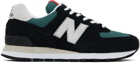 New Balance Black 574 Sneakers