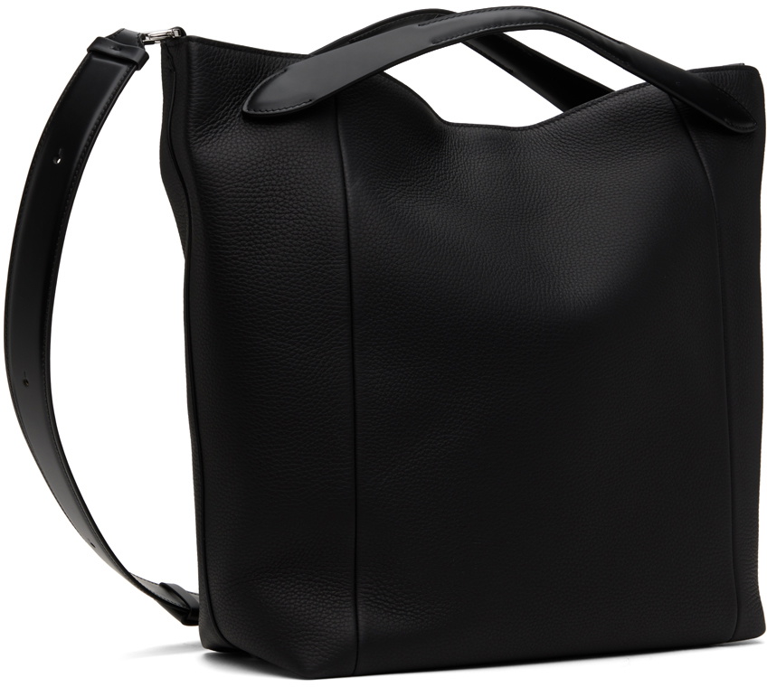 Maison Margiela Black Soft 5AC Shopping Tote Maison Margiela