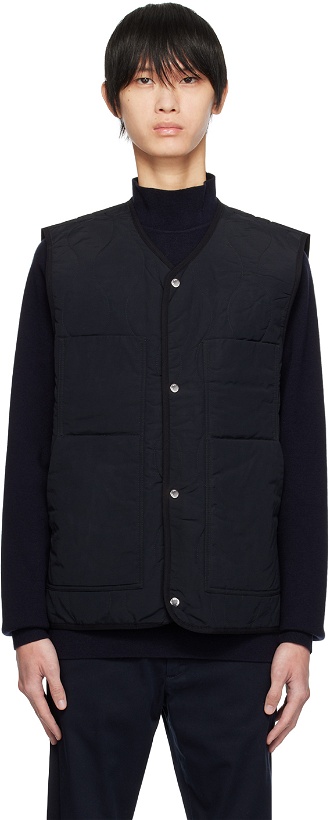 Photo: NORSE PROJECTS Navy Peter Vest