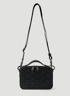 Versace - Greca Mini Messenger Crossbody Bag in Black