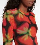 Louisa Ballou - High Tide printed mesh dress