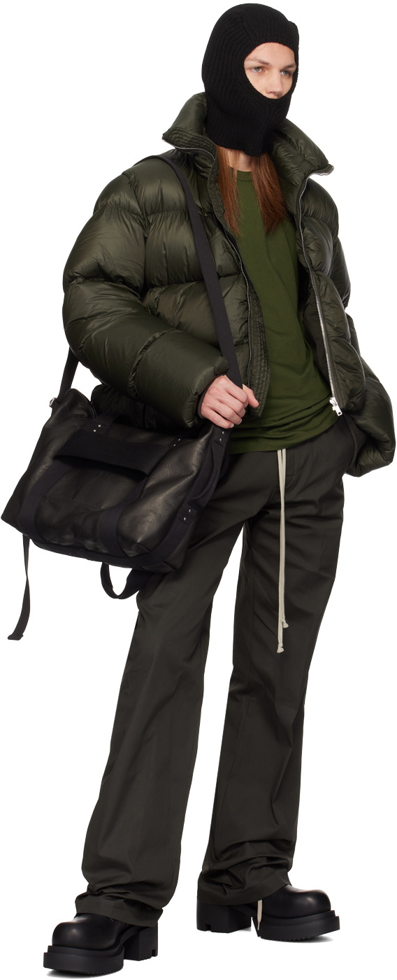 Rick Owens Green Turtle Down Jacket Rick Owens