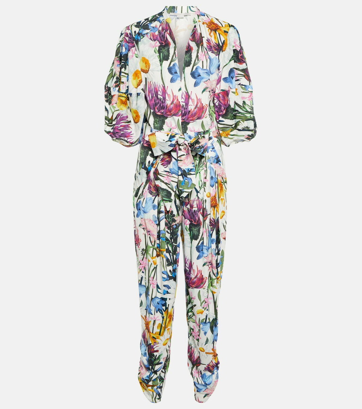 Stella McCartney - V-neck floral jumpsuit