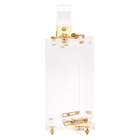 Mark Cross Transparent Plexi Grace Box Bag