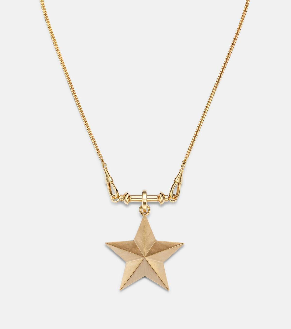 Marie Lichtenberg Connector 18kt gold charm necklace with jasper and diamonds