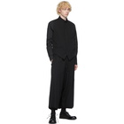 Yohji Yamamoto Black Wrap Layered Trousers