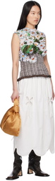 J.Kim Multicolor Basket White Blossom Tank Top