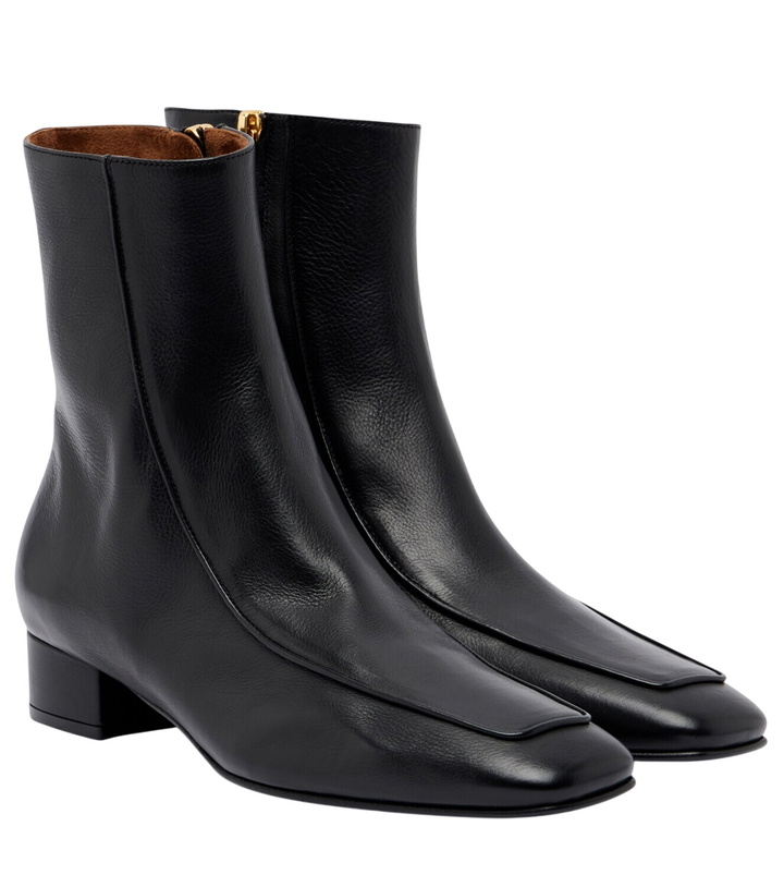 Photo: Herbert Levine Shadow Ban leather ankle boots