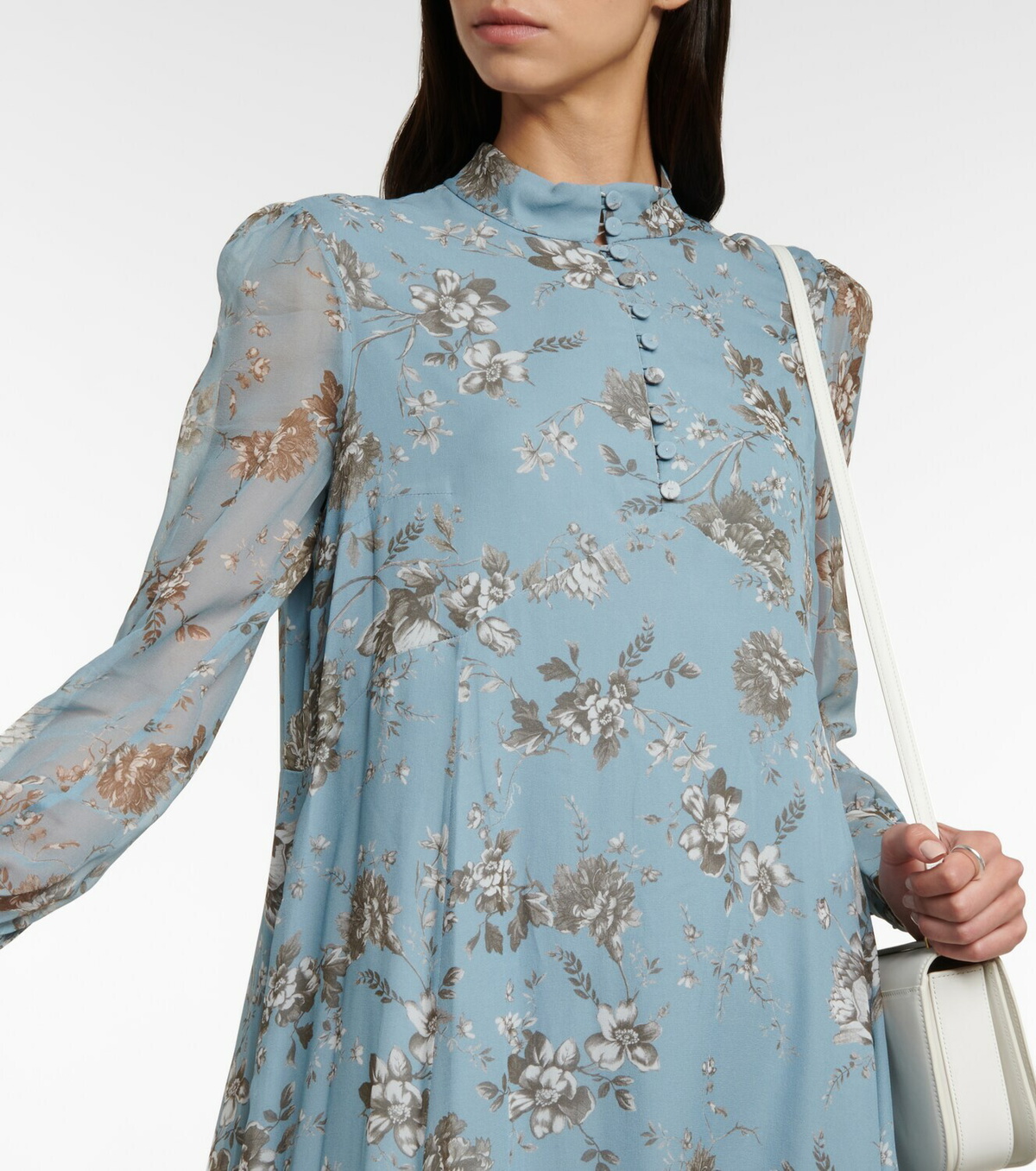 ERDEM アーデム ワンピース ブランド Printed silk voile 925249 ERDEM アーデム ワンピース ブランド Printed silk voile 925249