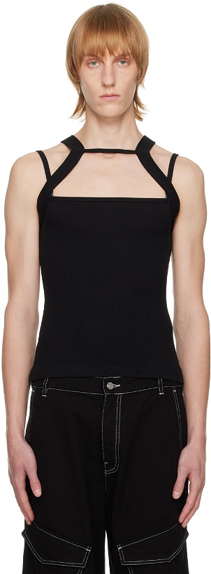Photo: Dion Lee SSENSE Exclusive Black Holster Tank Top